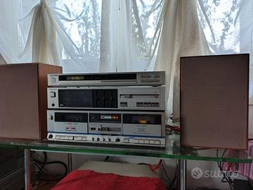 Impianto stereo hi fi Technics vintage