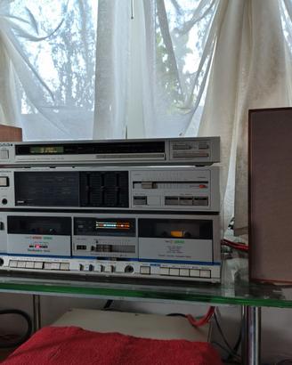 Impianto stereo hi fi Technics vintage