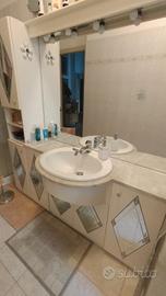 Arredo bagno con colonna 