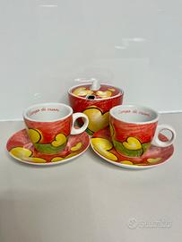 Set tazzine caffè Egan + zuccheriera