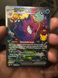 Carta pokemon gengar ex 154/128