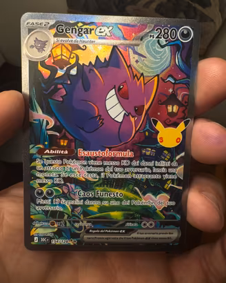 Carta pokemon gengar ex 154/128