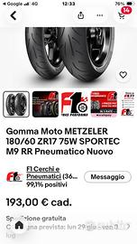 Metzeler M9RR 180/60/17
