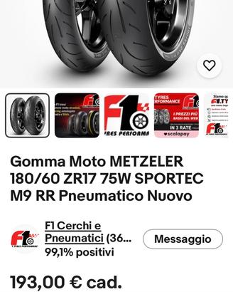 Metzeler M9RR 180/60/17
