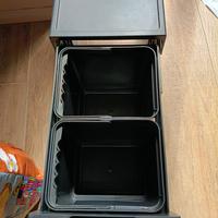 pattumiera da incasso sottolavabo