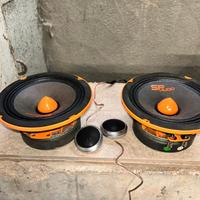 Casse 165mm midrange + tweeter Sp Audio auto