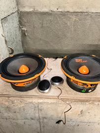 Casse 165mm midrange + tweeter Sp Audio auto