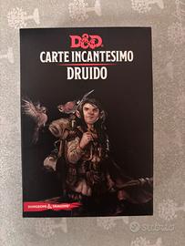 Carte incantesimo Druido D&d Dungeons and Dragons