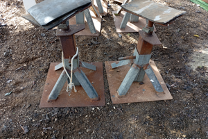 Cavalletti per sostegno gommone o barche