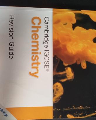 Cambridge IGCSE Chemistry revision guide