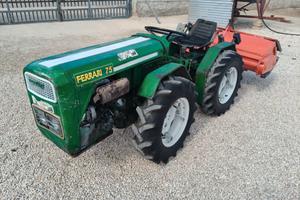 Trattore Ferrari 75 DT con Fresa snodato