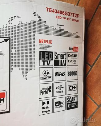 TV LED ULTRA HD TELEFUNKEN 43 