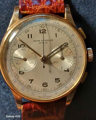 Orologio Oro 18K  BAUME e MERCIER Anni 60 Perfetto