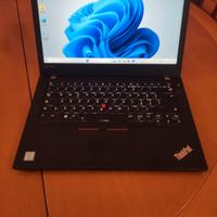 Thinkpad T470 I7 doppia batteria 8-240 w11