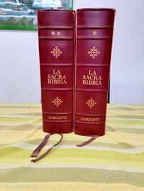 la sacra bibbia 1964 garzanti 2 volumi 