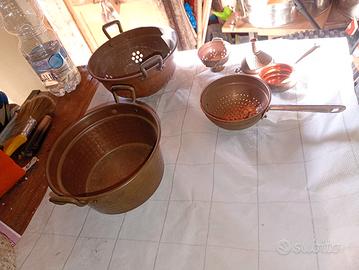 oggetti in rame 