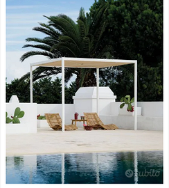 UNOPIU' PERGOLA MOBILE BIANCA