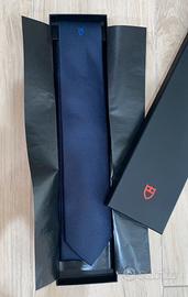 Tudor cravatta blu navy
