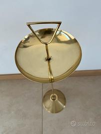 Posacenere da terra in ottone vintage