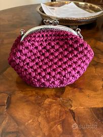 Borsa all’uncinetto con tracolla