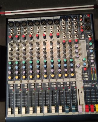 Mixer Soundcraft MFXi - con flight case 
