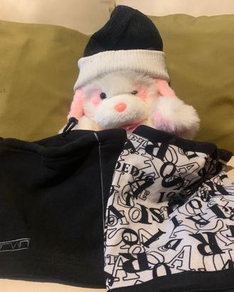 2 Scaldacollo e Cappello Double-Face