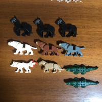animali lego + wargs del signore degli anelli