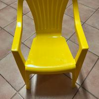 Sedia per bimbi GIALLA