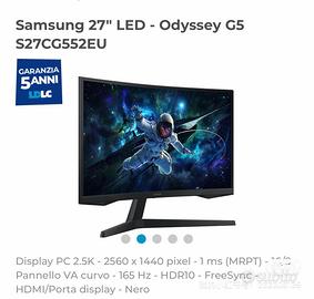 Samsung Monitor da gaming G5 27” 2k