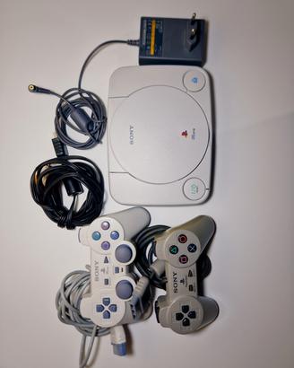 PlayStation 1 PSone originale bianca completa
