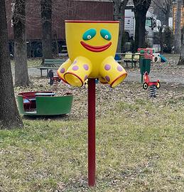 canestrone vetroresina da esterno - per giardini