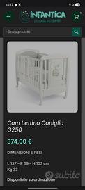 lettino Cam come nuovo 