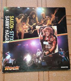 Disco vinile saxon -styx -sammy haga