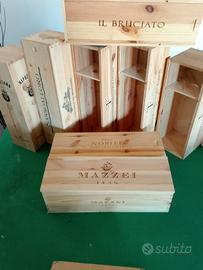 Cassette legno vino 
