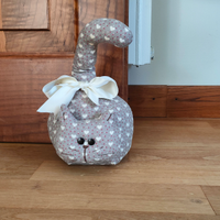 Fermaporta di stoffa a forma di gatto