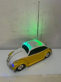 Cassa speaker bluetooth macchinina maggiolone