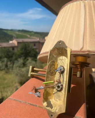 Applique vintage in ottone