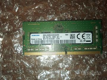 RAM notebook Samsung 8gb