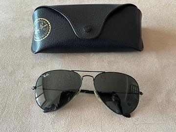 Ray-Ban Aviator Originali – Nero Metal • Taglia L
