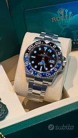 Rolex Gmt Batman Nuovissimo 2026 Card Legno 126710
