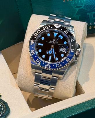 Rolex Gmt Batman Nuovissimo 2026 Card Legno 126710