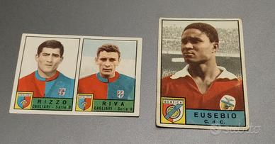 Panini 1963-64 Eusebio ver. Valida + Rizzo-Riva