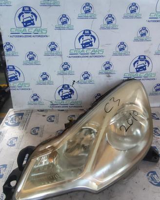 CITROEN C3 2010 FARO ANTERIORE SX/DX
