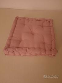 3 CUSCINI FUTON colore rosa antico