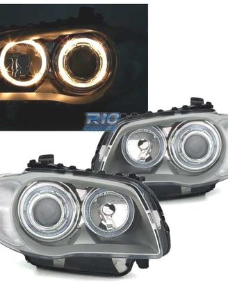 FARI BMW E81 E87 E82 E88 ANGEL EYES FONDO CROMATO 
