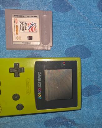 Gameboy Color Originale + Gioco Calcio