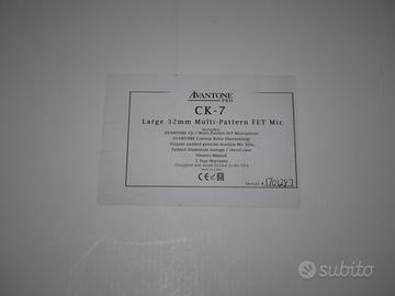 Microfono a condensatore Avantone CK-7