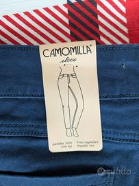 DONNA Pantalone Camomilla 46 blu marino
