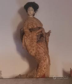 Bambola vintage, altezza 50 cm