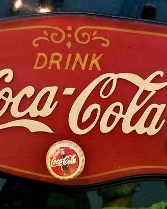 Appendiabiti vintage coca cola legno